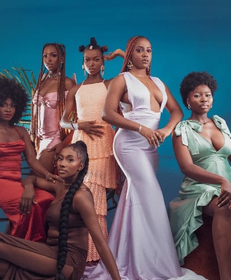 Group of women wearing Bolaballer handmade crochet outfits
